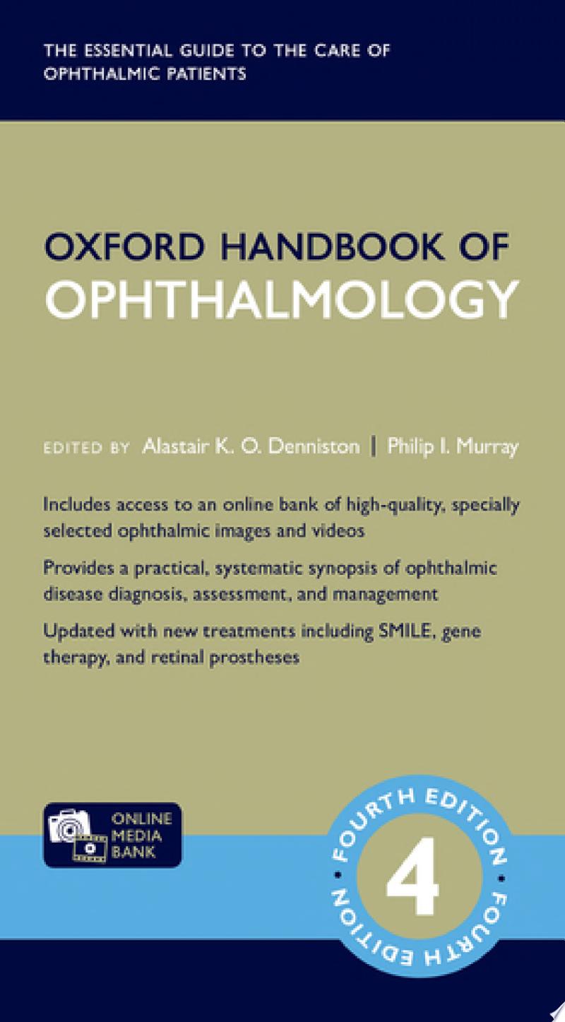 Oxford Handbook of Ophthalmology, 4th Edition